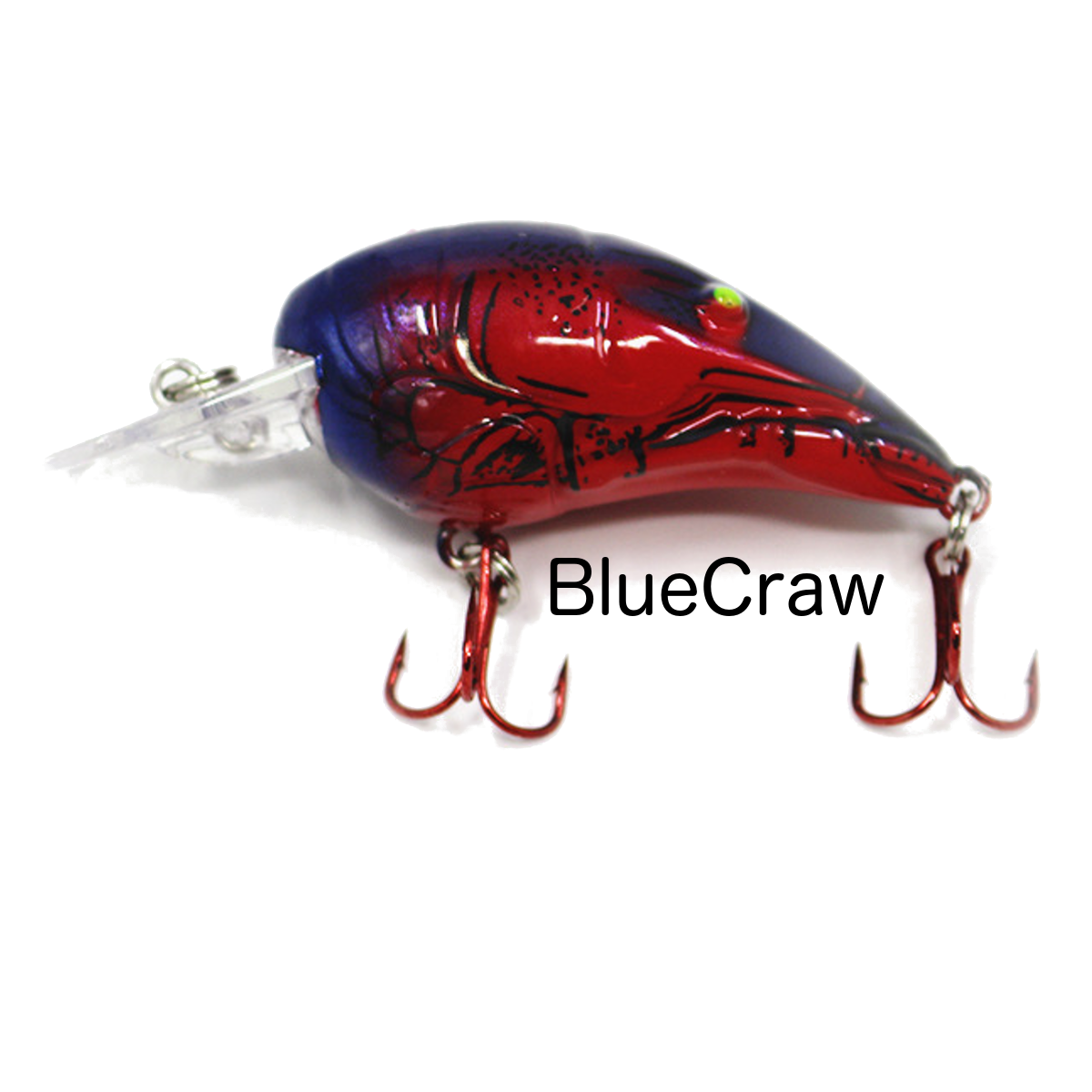 Life-Like Crawfish Crankbait Fishing Lures- Set of 5