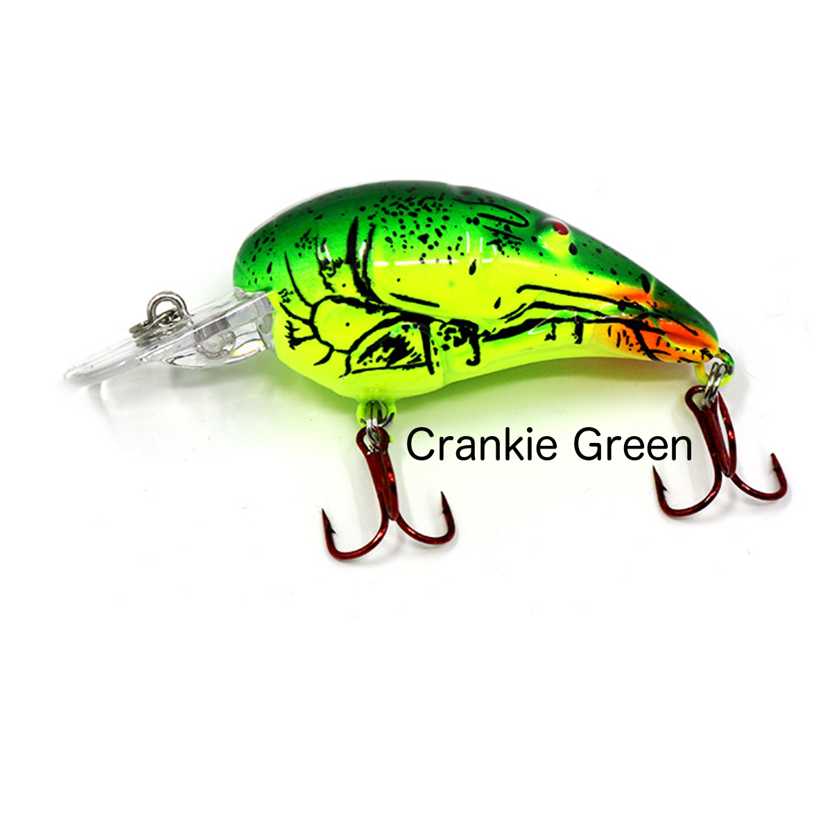 Life-Like Crawfish Crankbait Fishing Lures- Set of 5