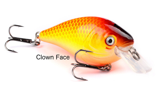 Clown Face Life-Like Square Bill Crankbait