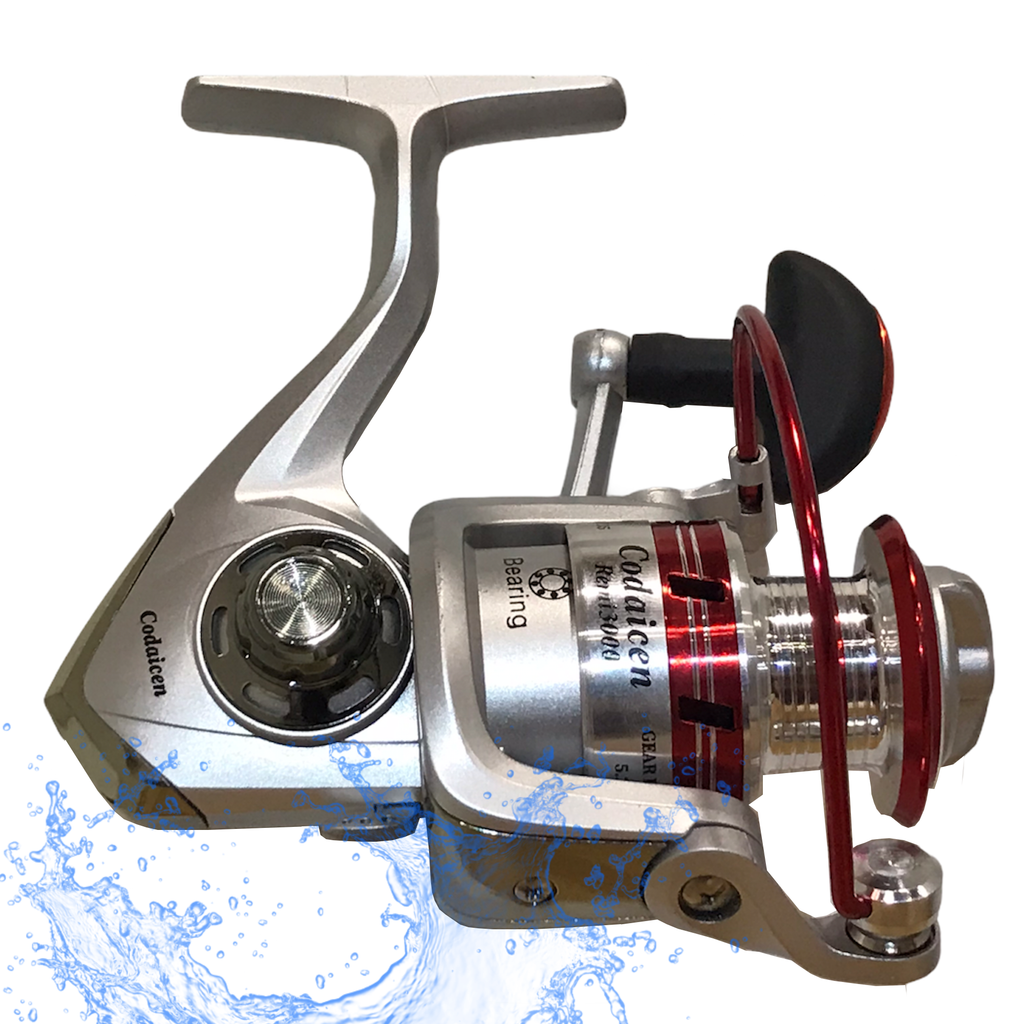 Spinning Fishing Reel with Left/Right Interchangeable Collapsible Hand –  Codaicen Fishing